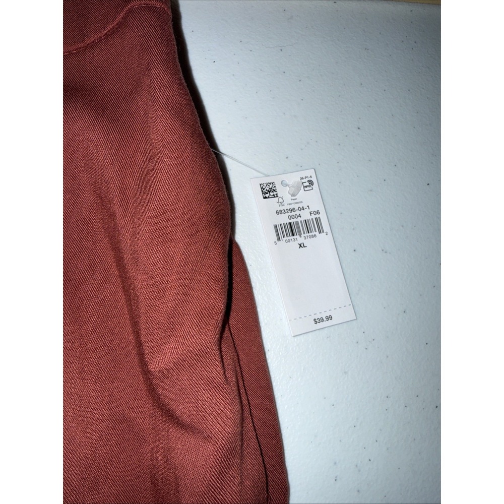 Old Navy High Waisted Playa Wide Leg Pant Russet Moon Rust Color-Size XL New NWT - Picture 8 of 13